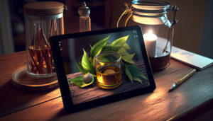 https://www.freepik.com/free-photo/tablet-with-tea-leafs-drink-wooden-table-generative-ai_41350681.htm#fromView=search&page=1&position=10&uuid=61ffc57b-b3a8-4d0f-9006-29a47b5b6134